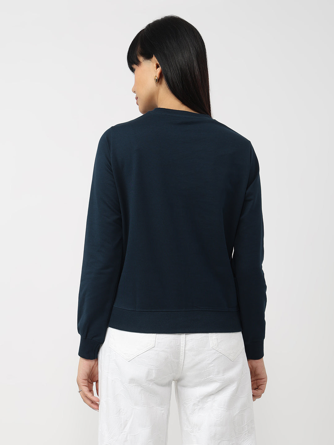 Women Airforce Slim Fit Sweatshirt