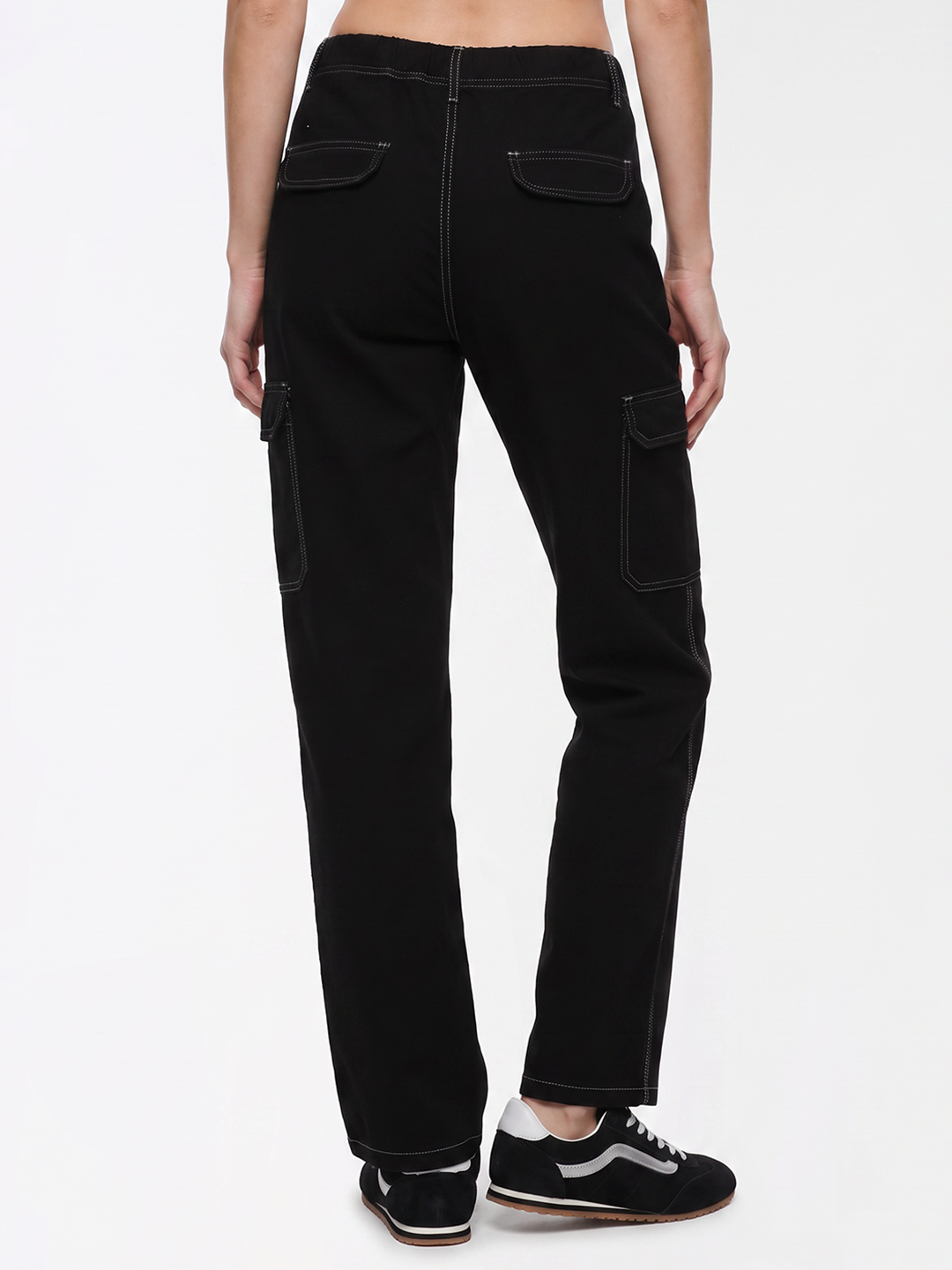 Women Black Cargo