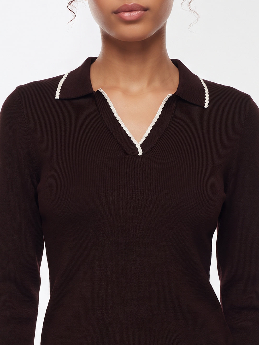 Wine Flat Knit