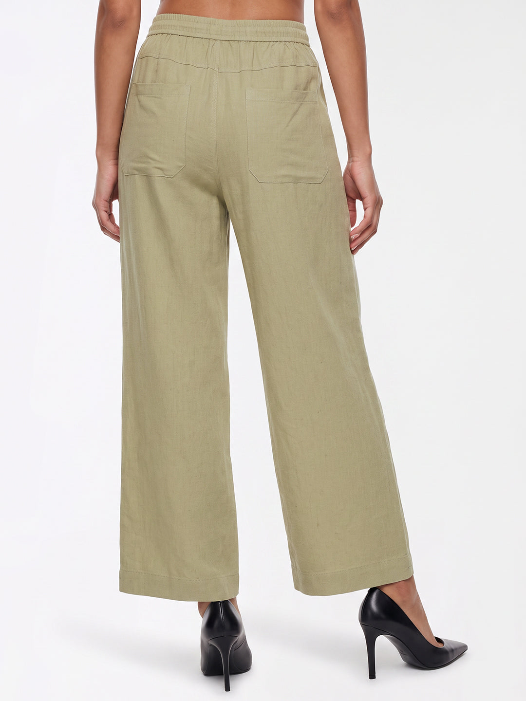 Light Olive Culottes