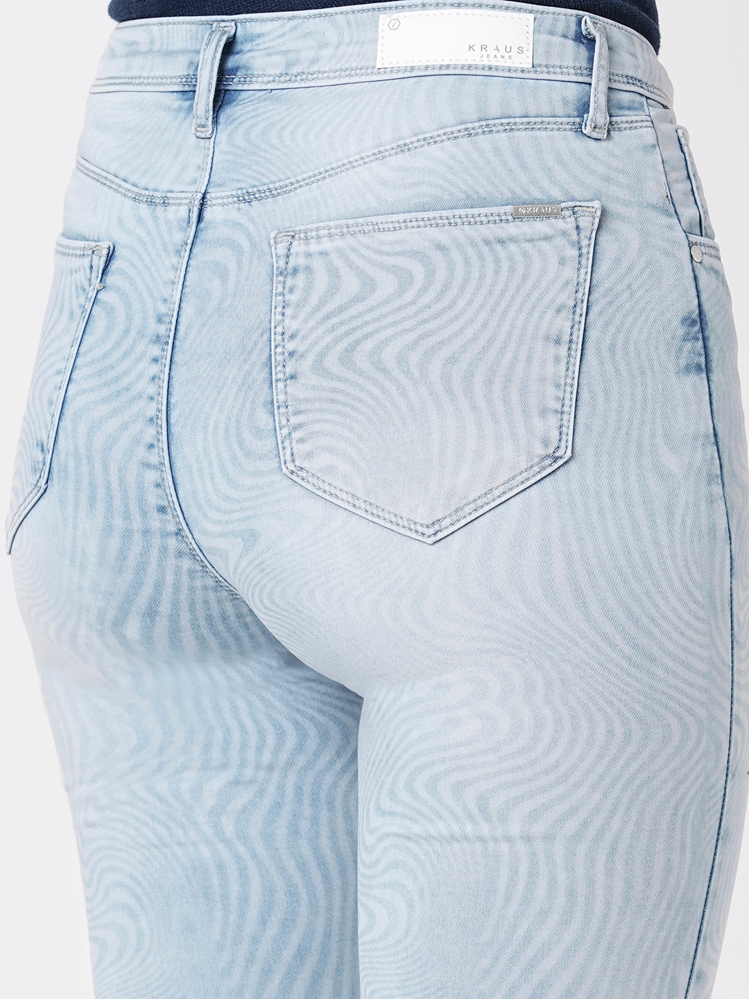 Women Light Blue Mid-Rise Skinny Jeans