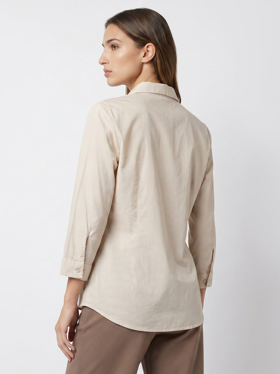 Women Beige Shirt