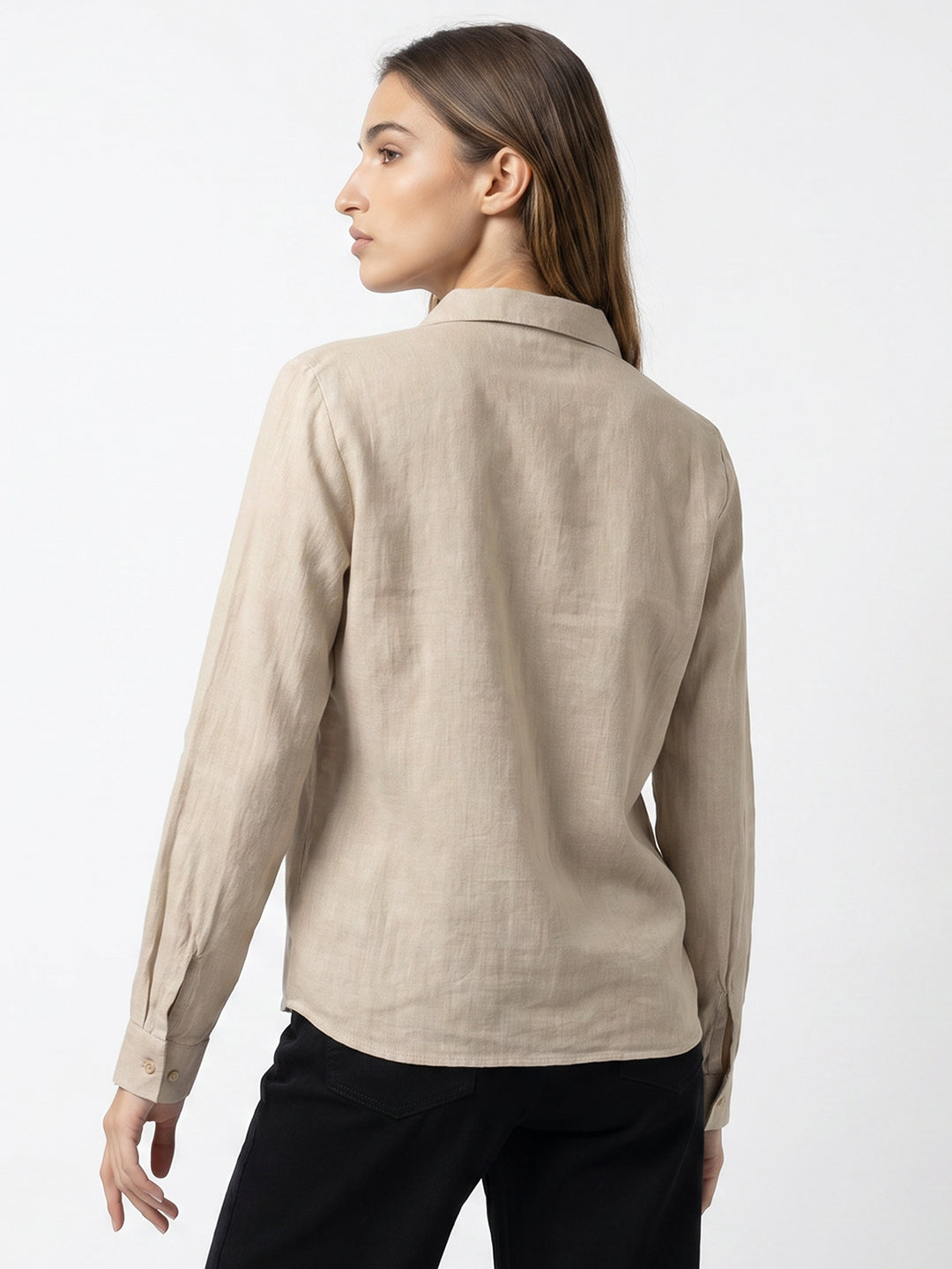 Women Light Oyester Shirt