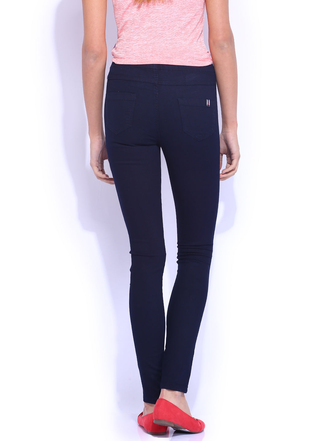 Women Blue High-Rise Skinny Jeans