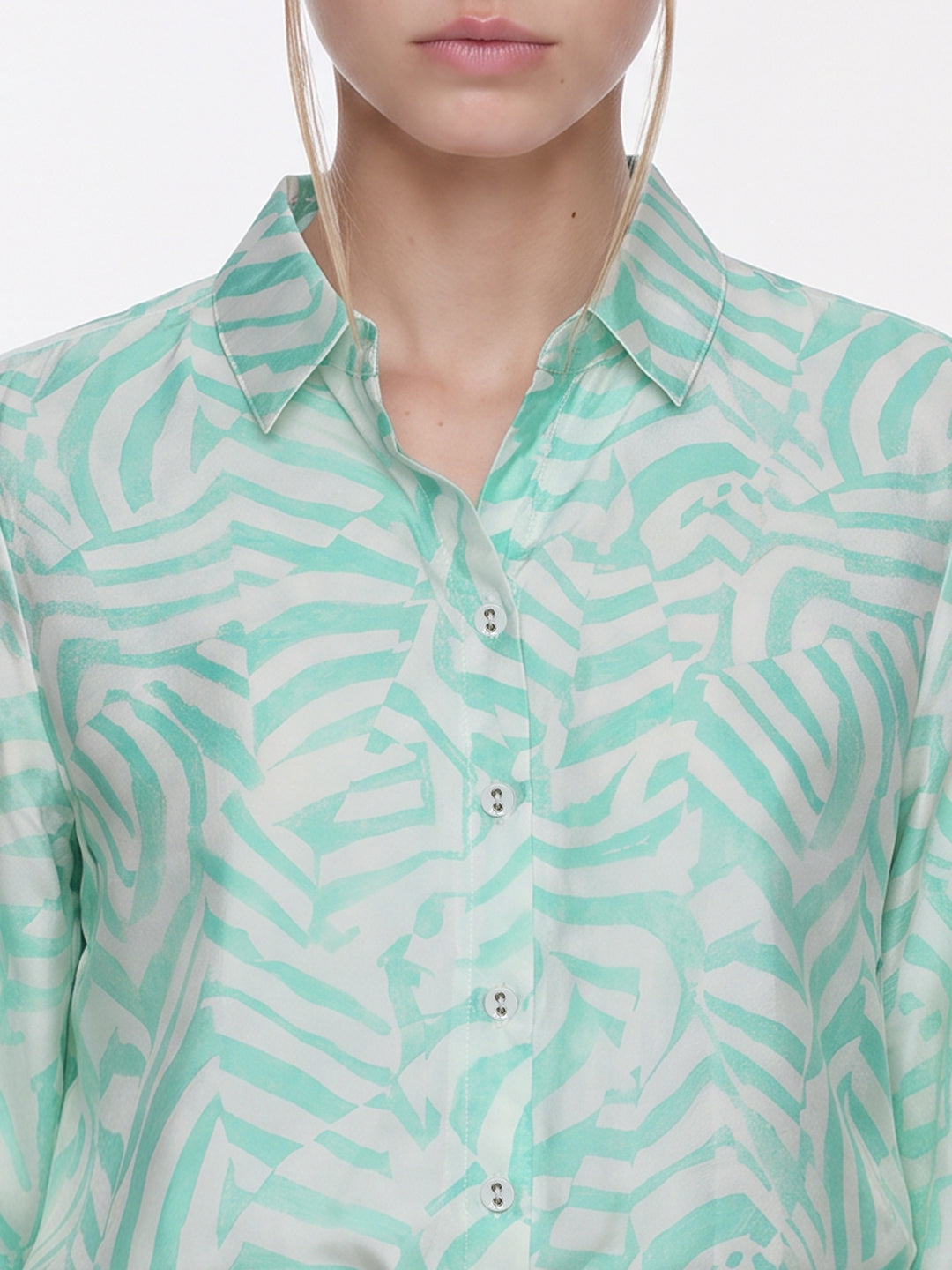 Mint/White Shirt