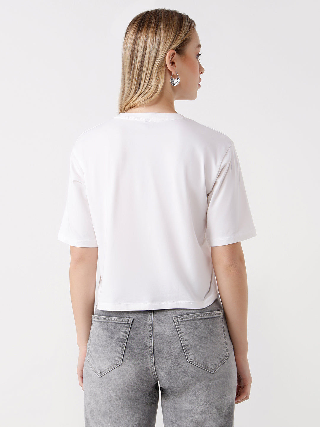Women Graphic Crop T-Shirt