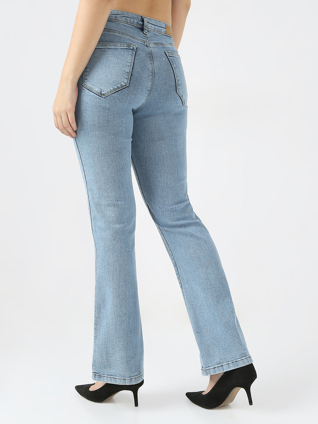 Women High Rise Bootcut Jeans