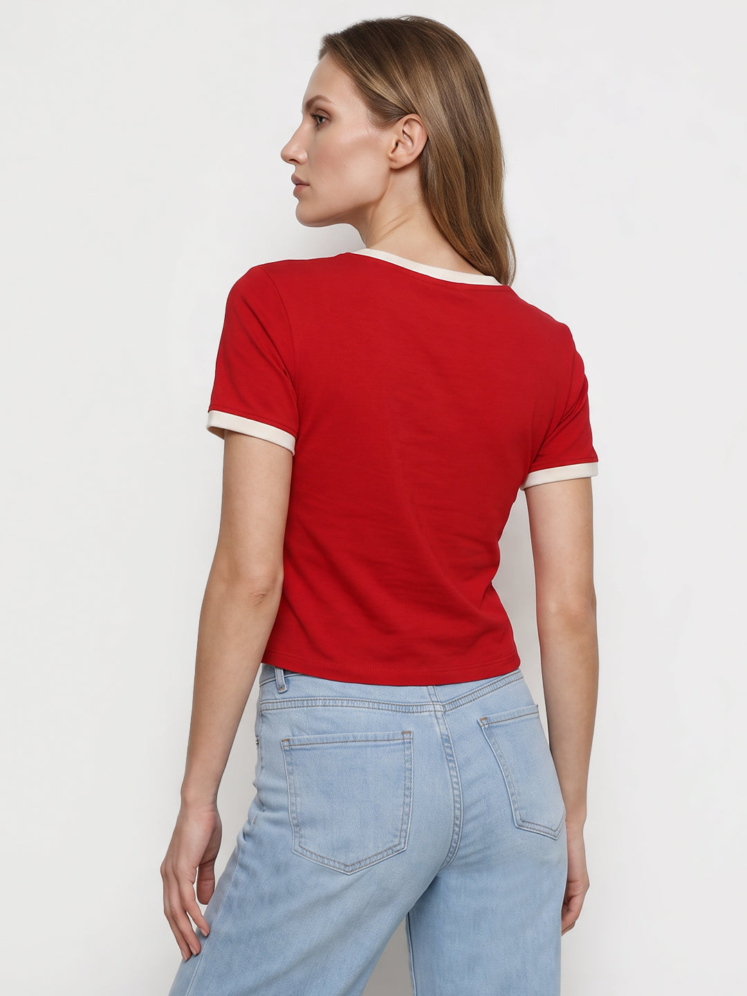 Women Red Neo Tees
