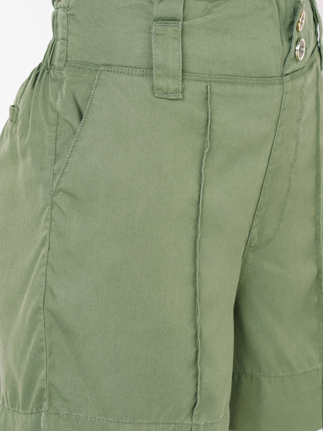 Women High-Rise Slim Fit Short