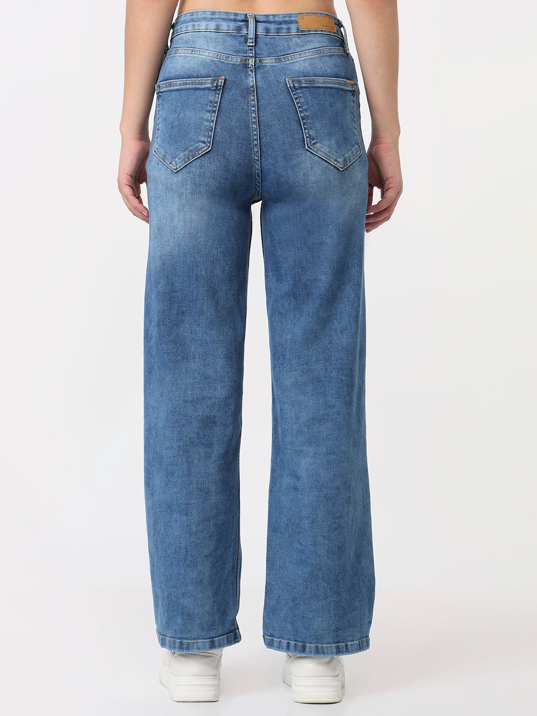 Blue High-Rise Baggy Jeans