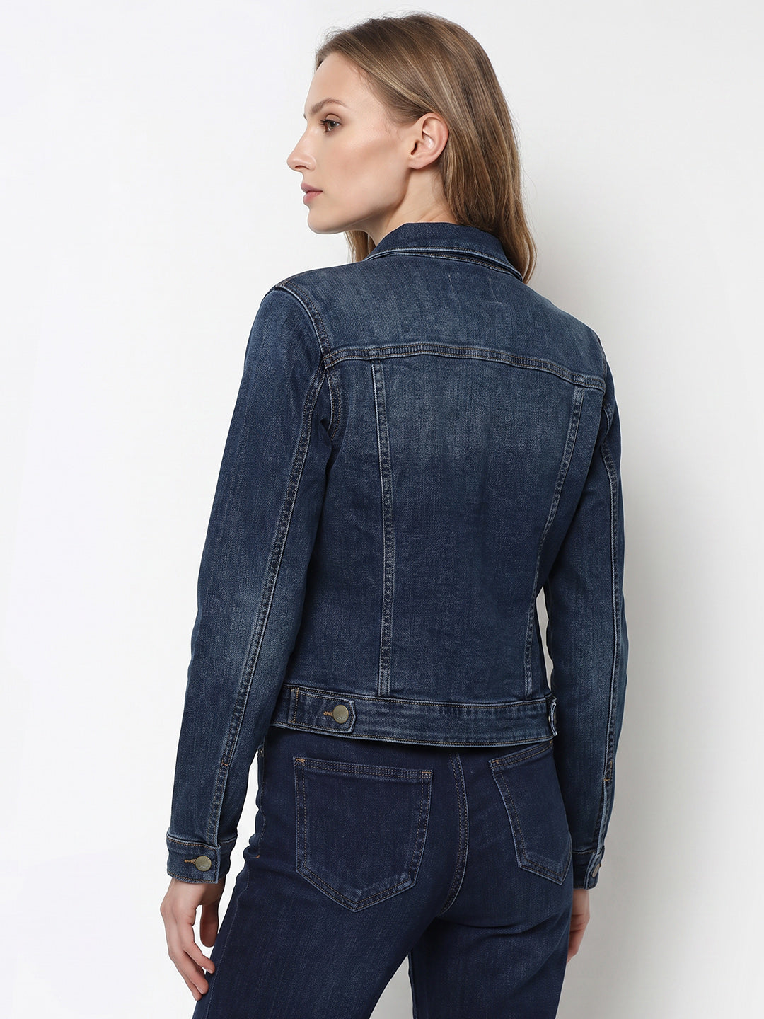 Women Blue Denim Jacket