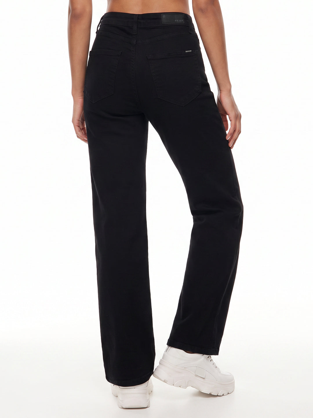 Black High-Rise Baggy Jeans