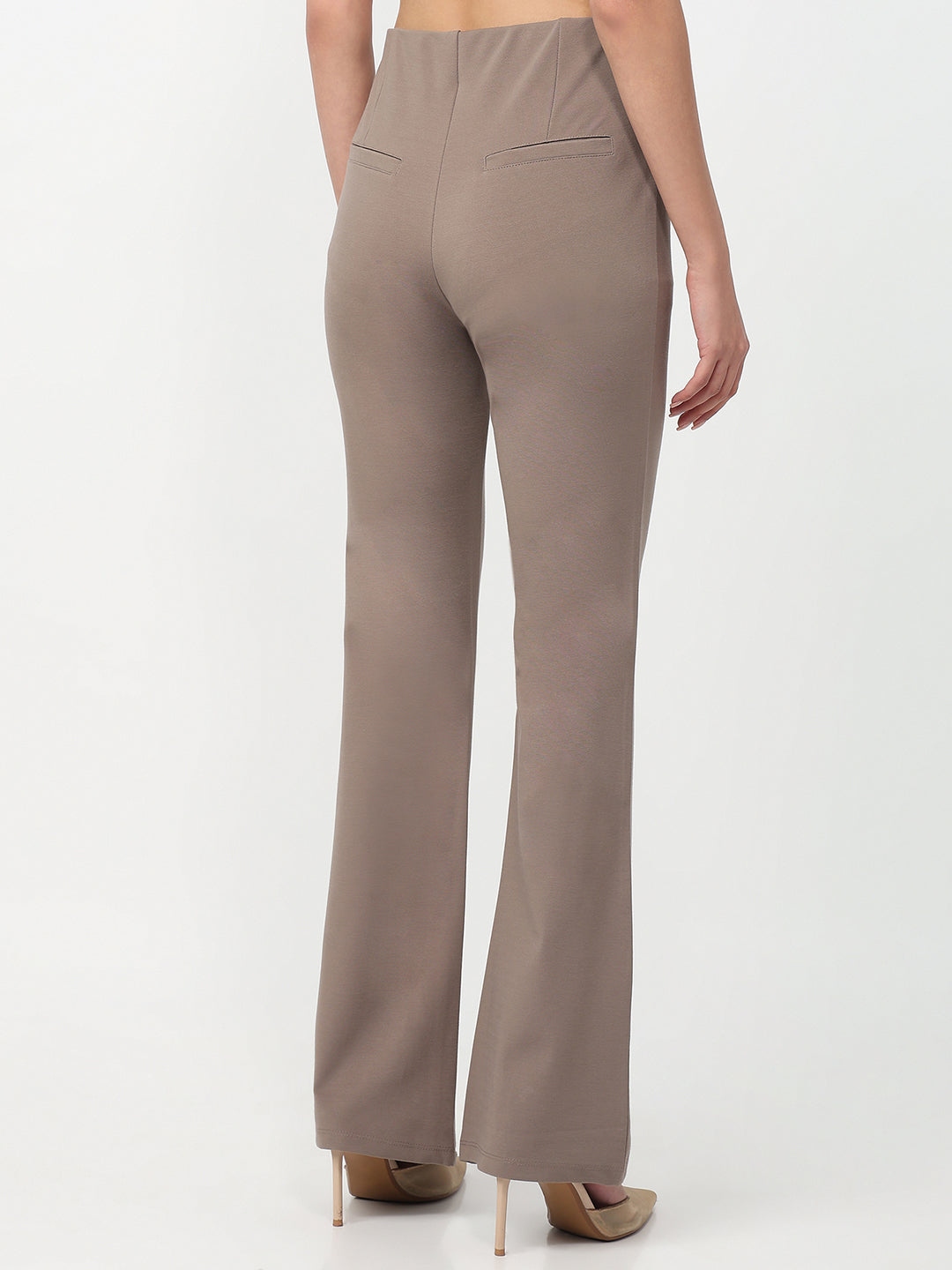 Women E Fawn High-Rise Flare Treggings