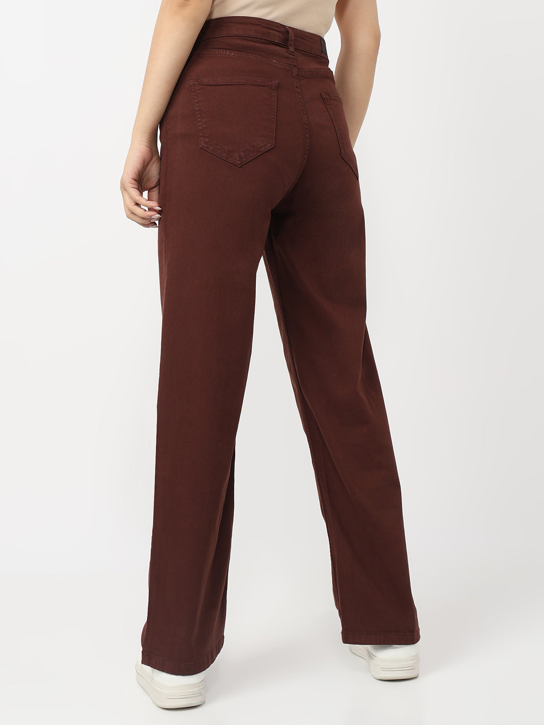 Sepia High-Rise Baggy Jeans