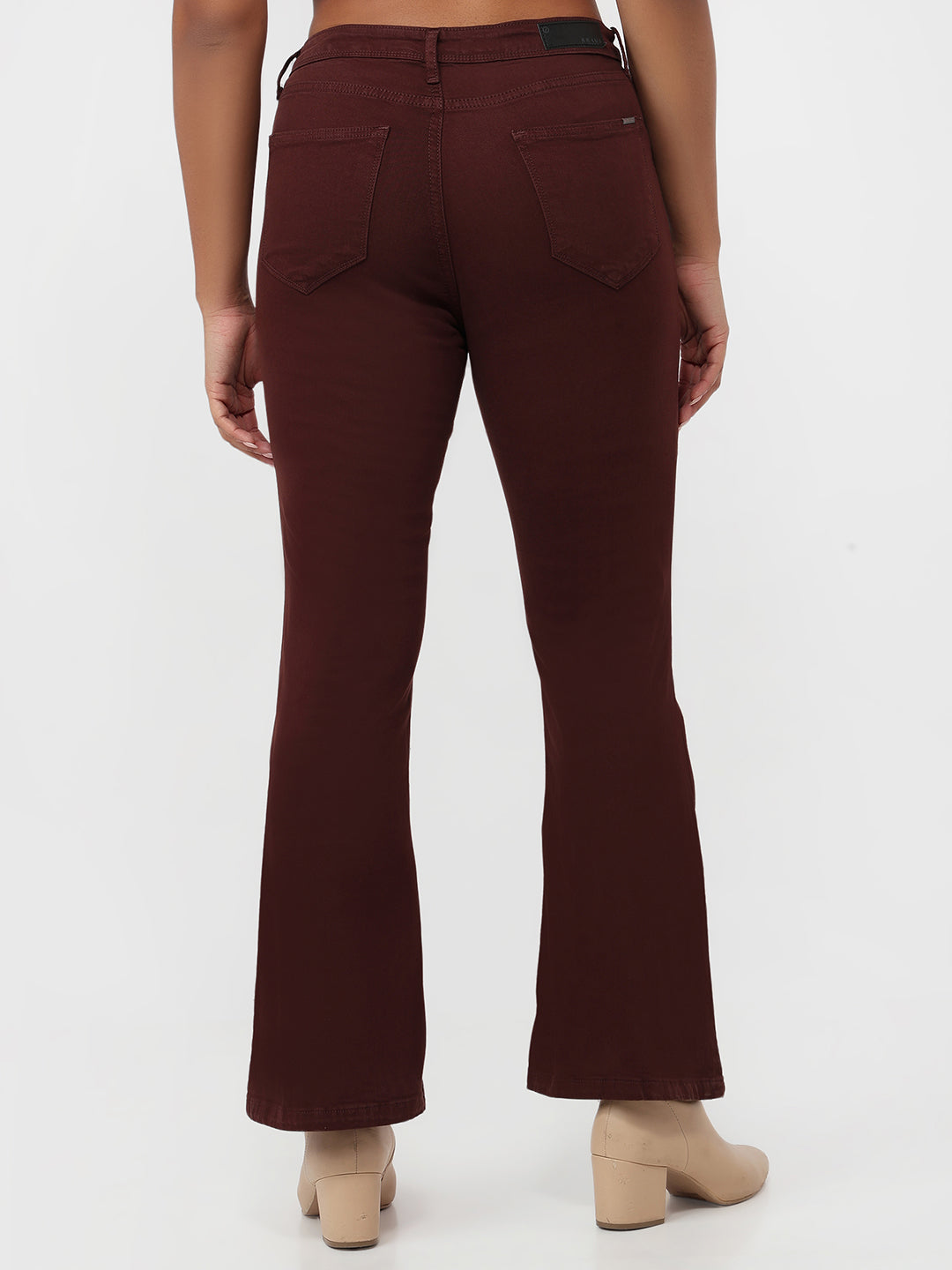 Sepia High-Rise Flare Jeans