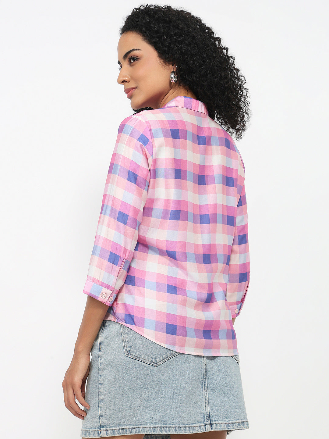 Women Multi Checked Shirt