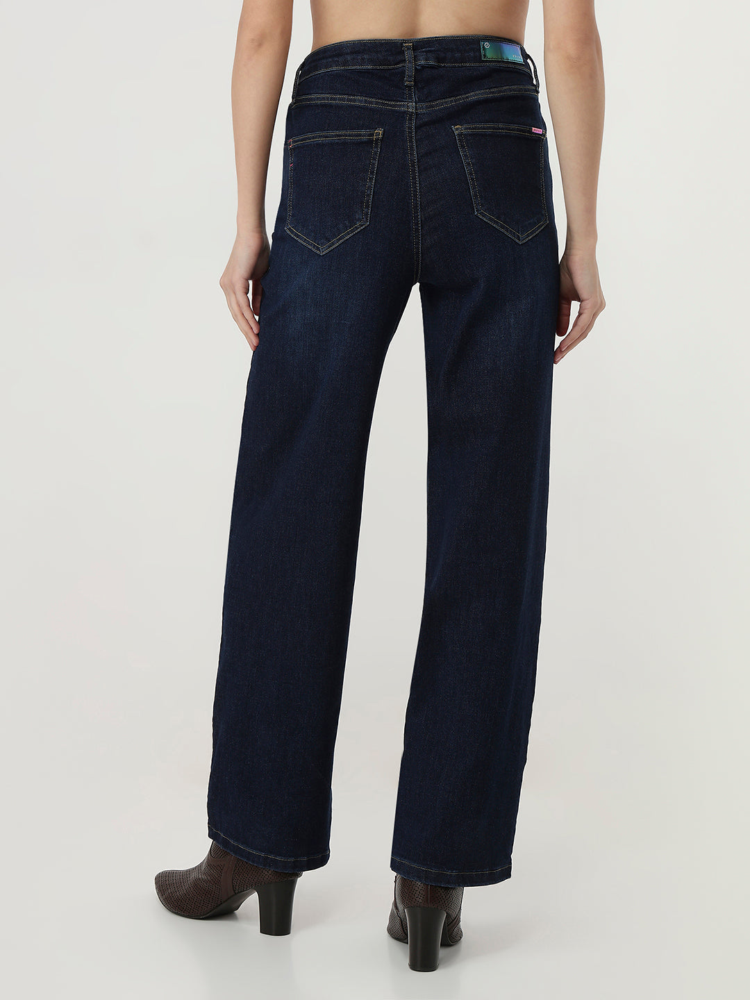 Blue High-Rise Baggy Jeans
