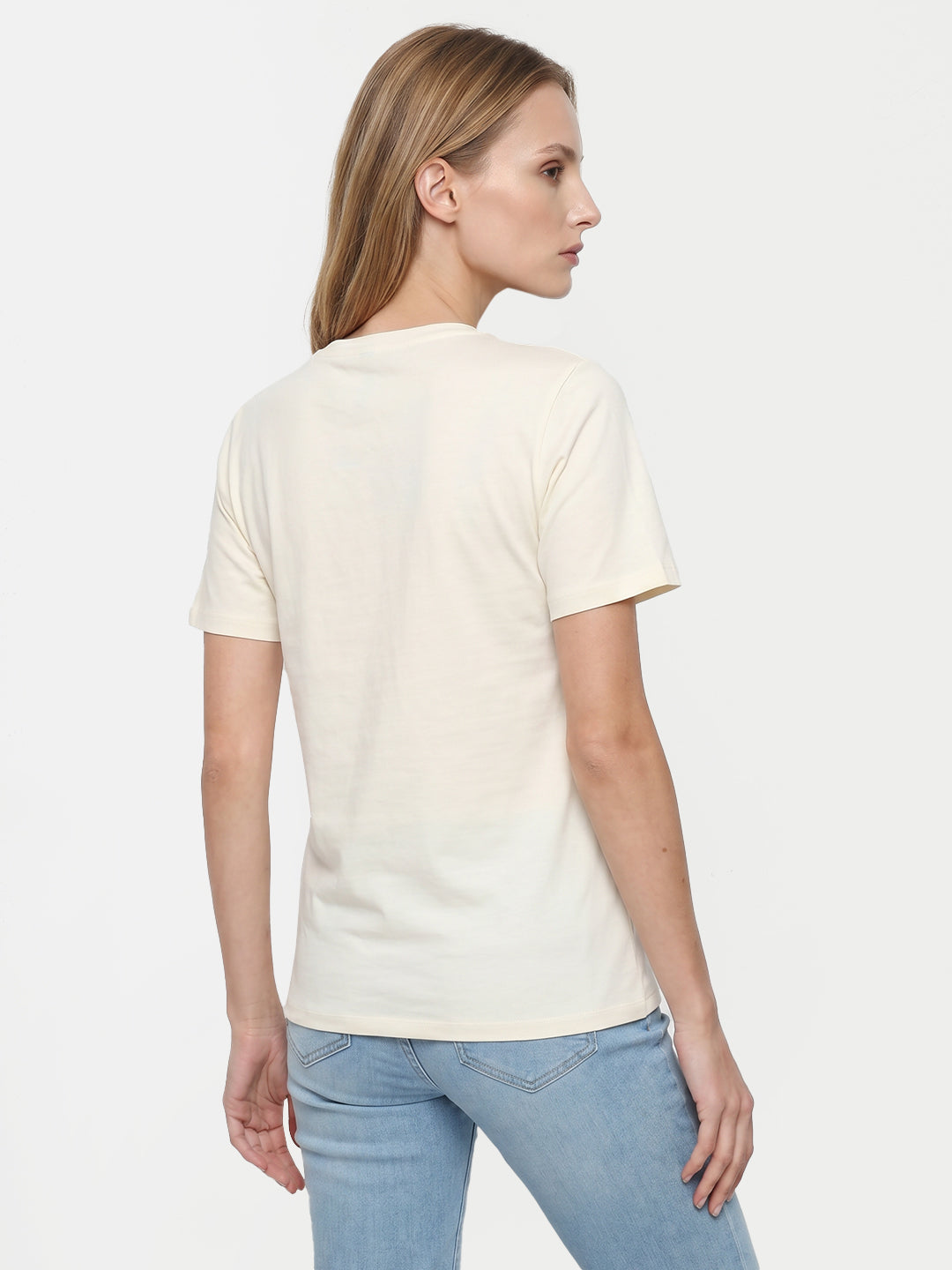 Women Ivory Graphic Tees