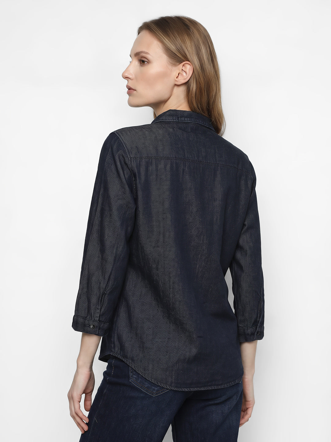 Women Dark Blue Shirt