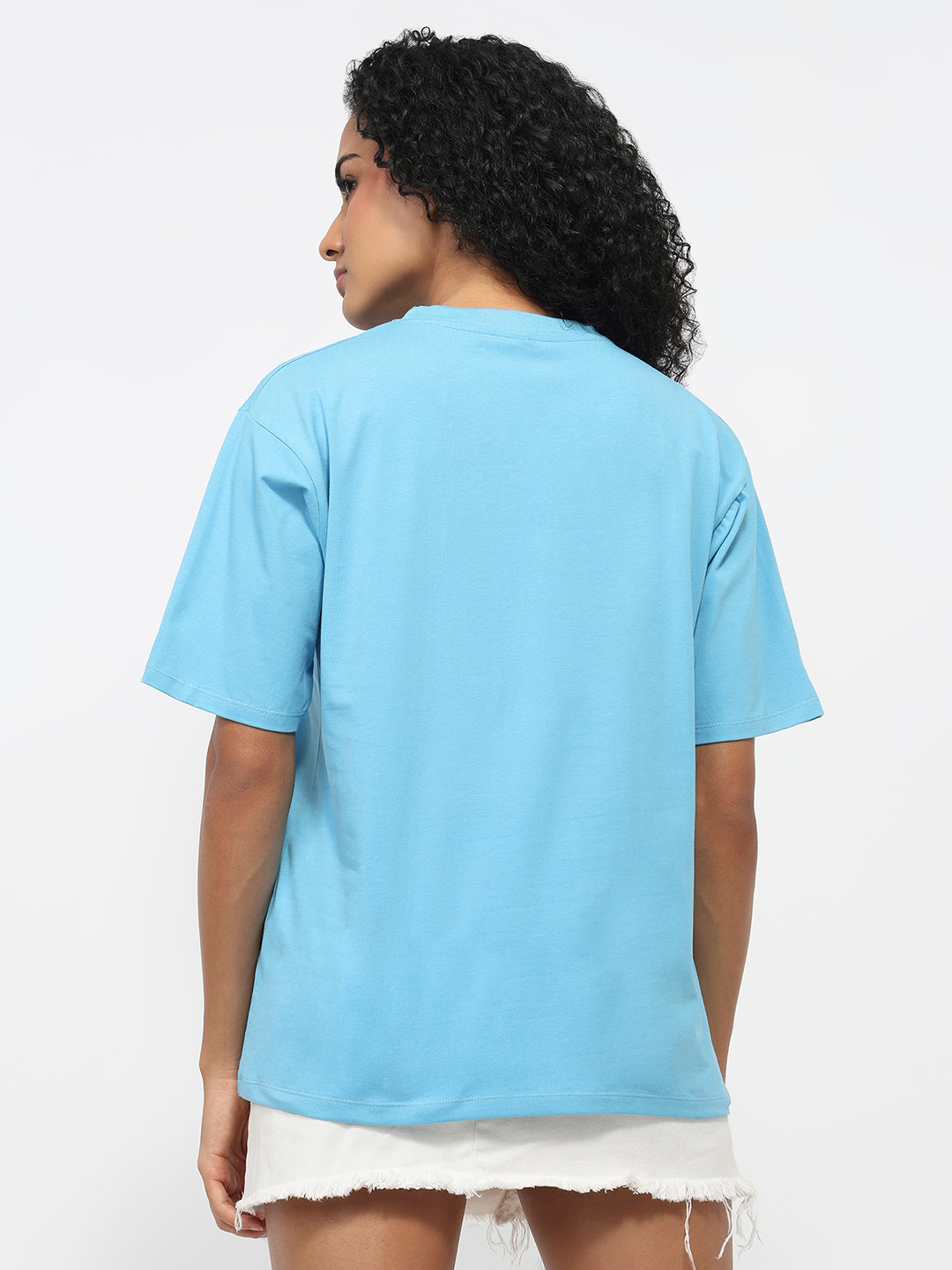 Women Sky Oversized T-Shirt