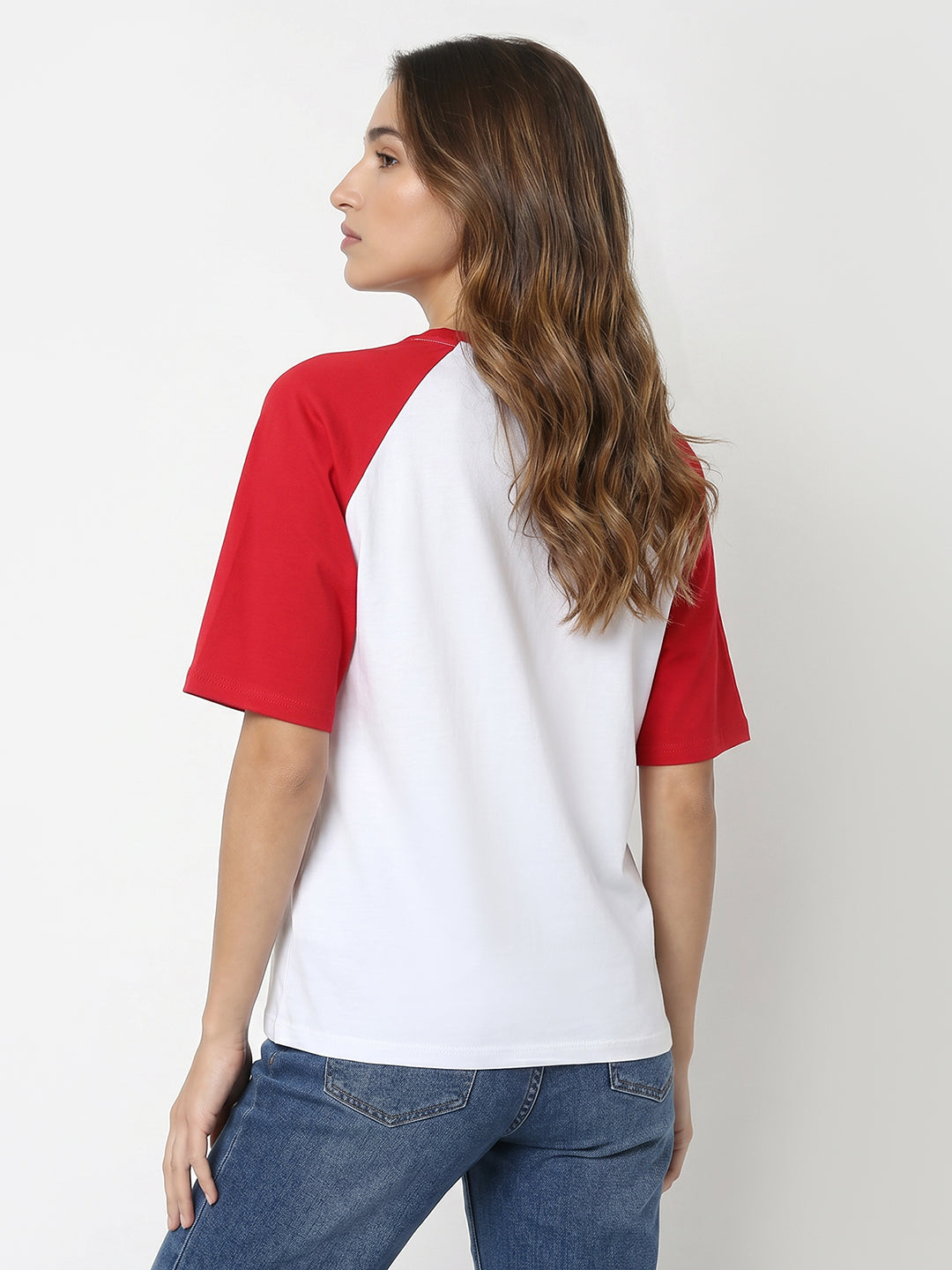 White/Red Oversized T-Shirt