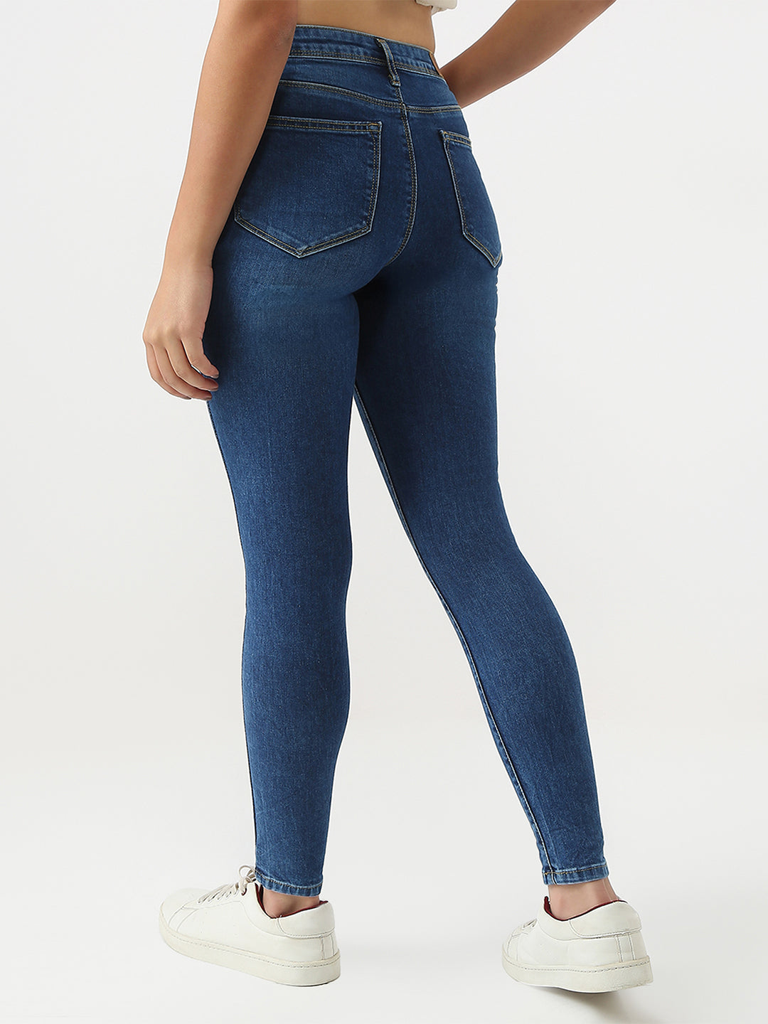 Women Blue Sky High Skinny Jeans