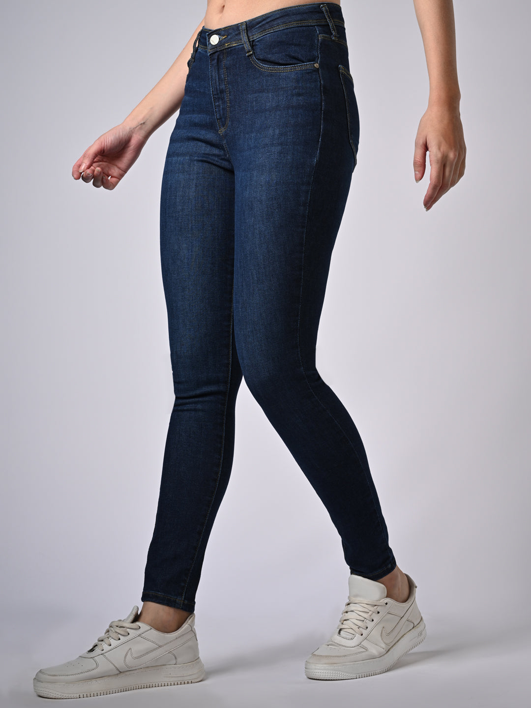 Women Blue Sky High Skinny Jeans