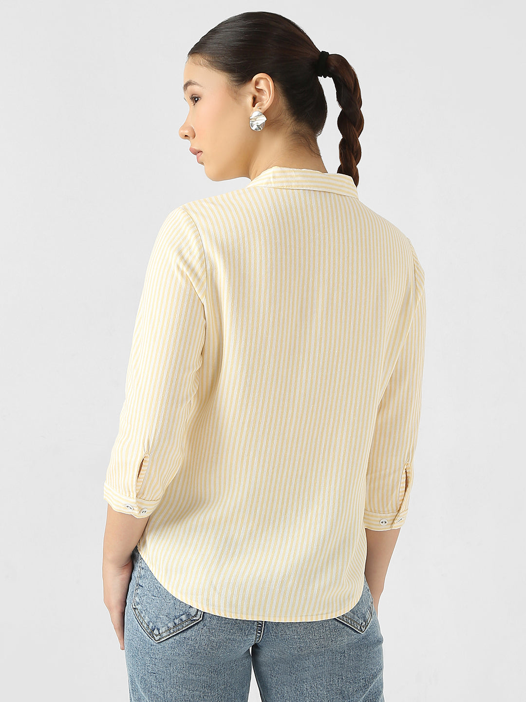 Women Slim Fit Striped Shirts