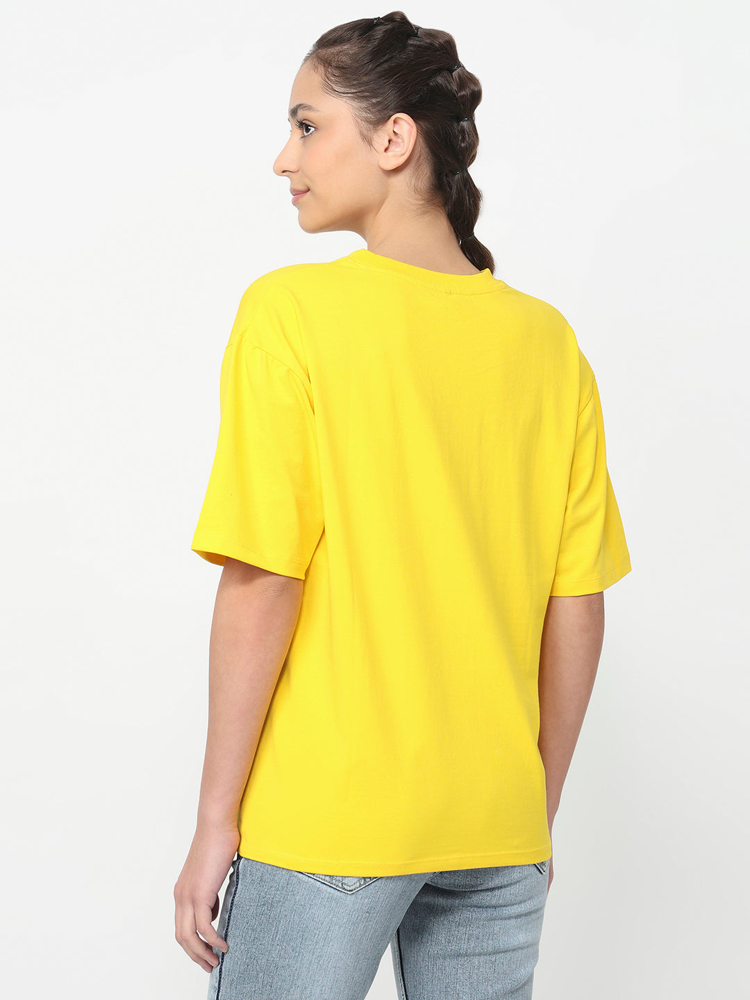 Women Golden Sunset Oversized T-Shirt
