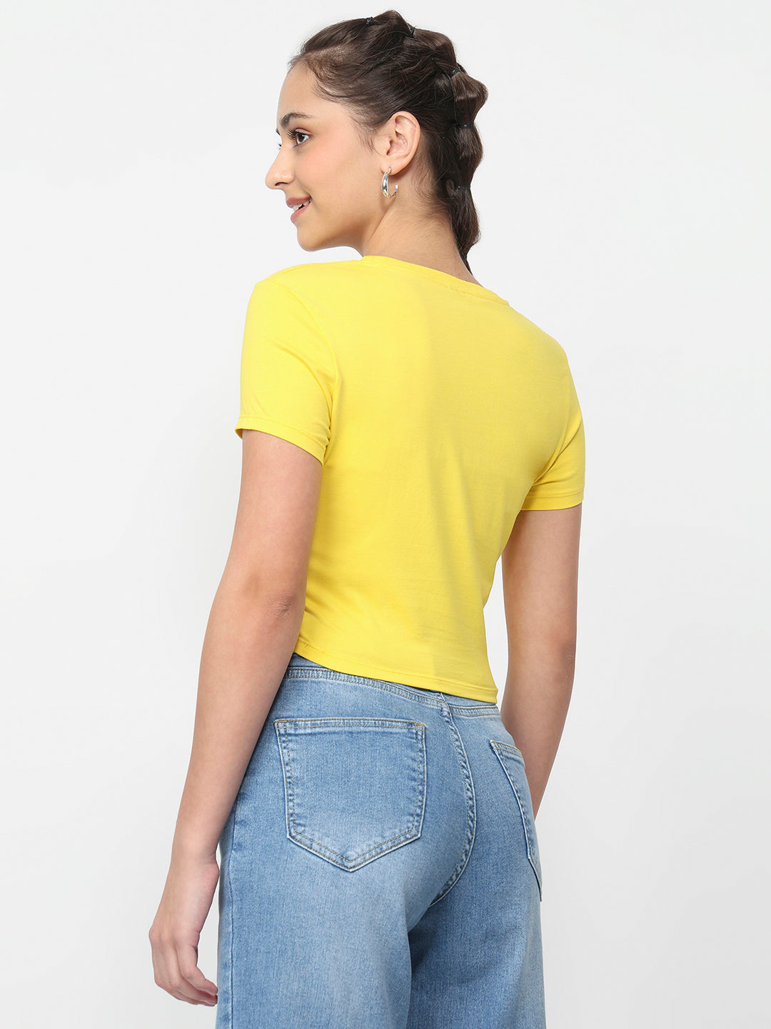 Women Yellow Genz Tees
