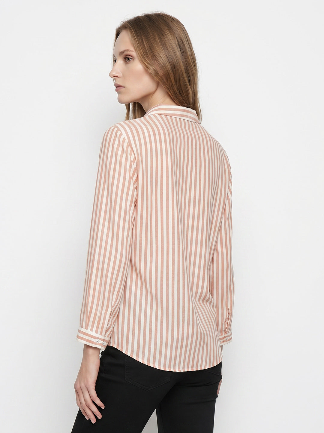 Women White/Brick Shirt