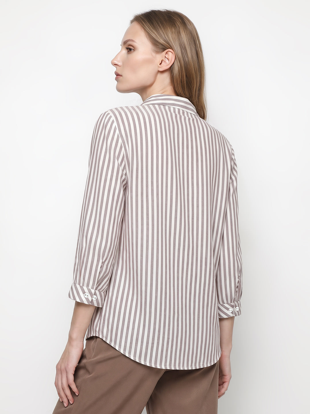 Women Mauve/White Shirt