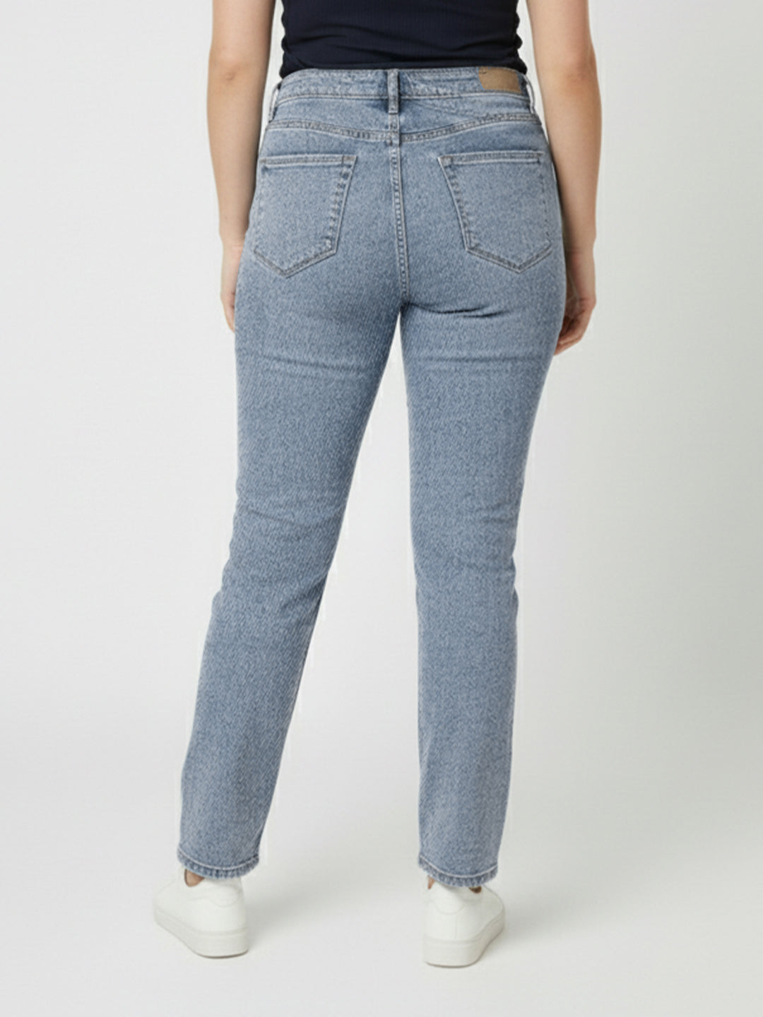 Women Light Blue High-Rise Flare Jeans