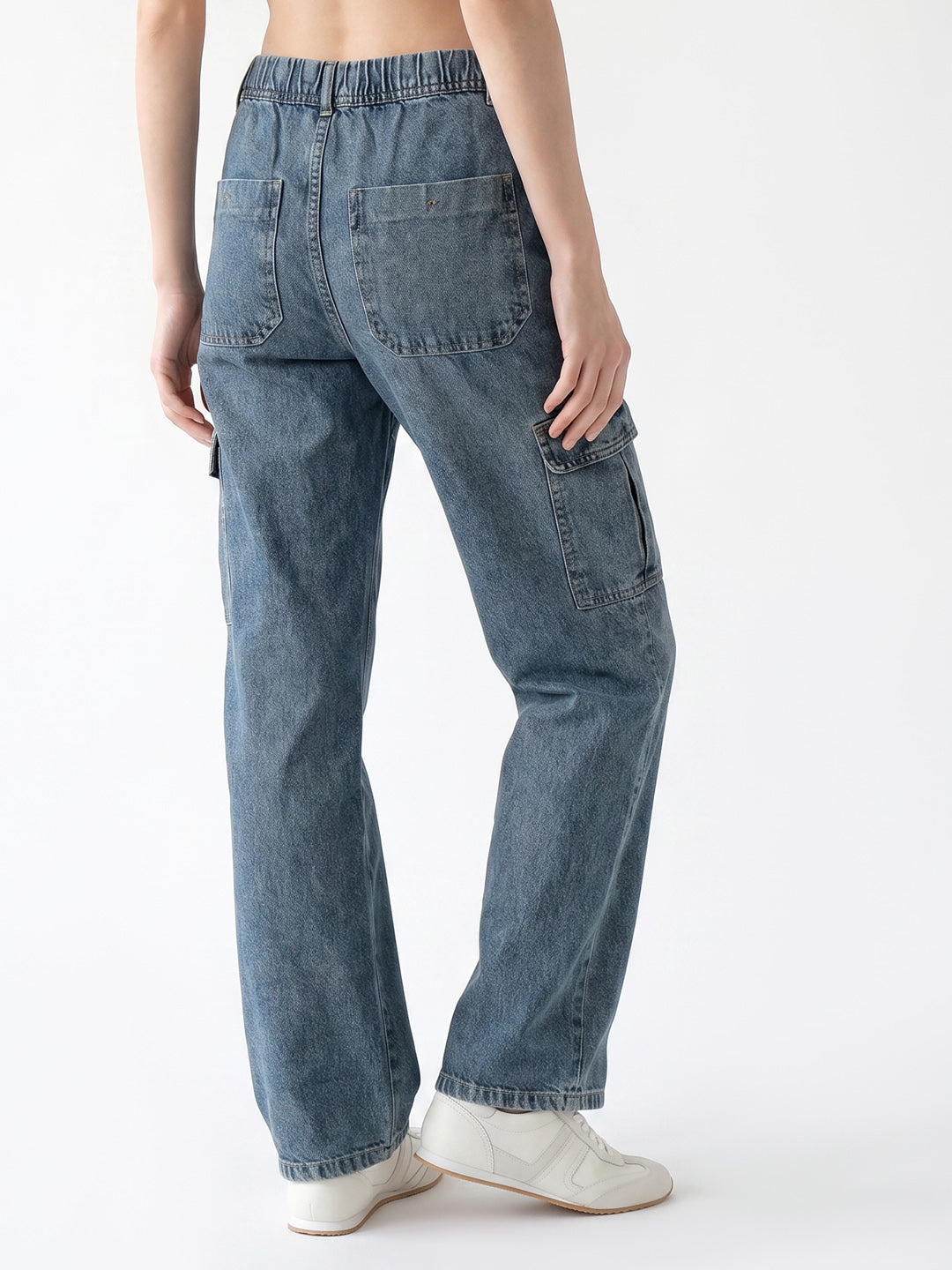 Women Blue Cargo