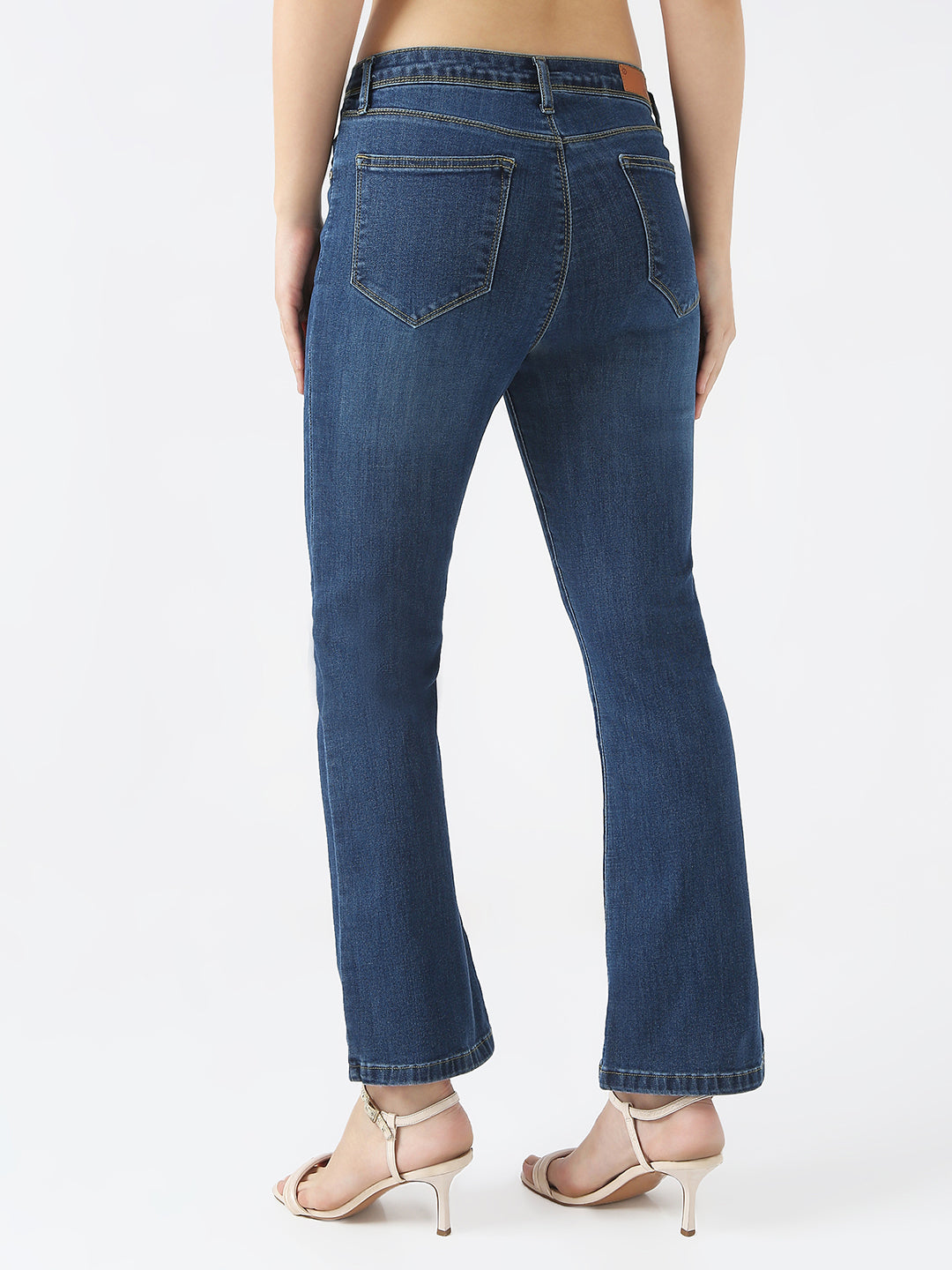 Women High Rise Flared Jeans