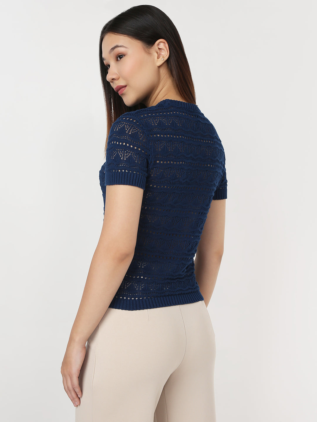 Women Airforce Slim Flat Knit Top