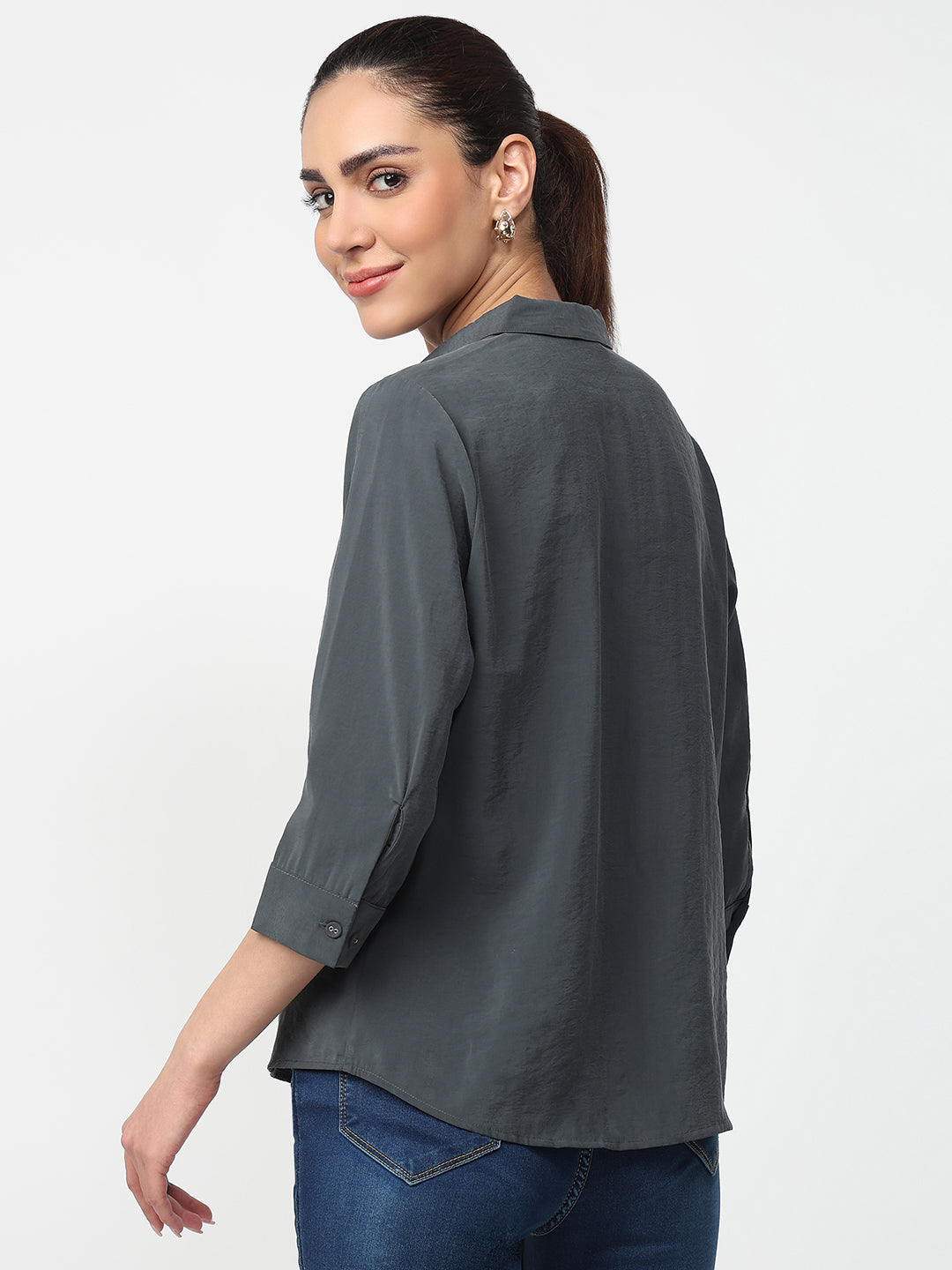 Women Dark Slate Shirt