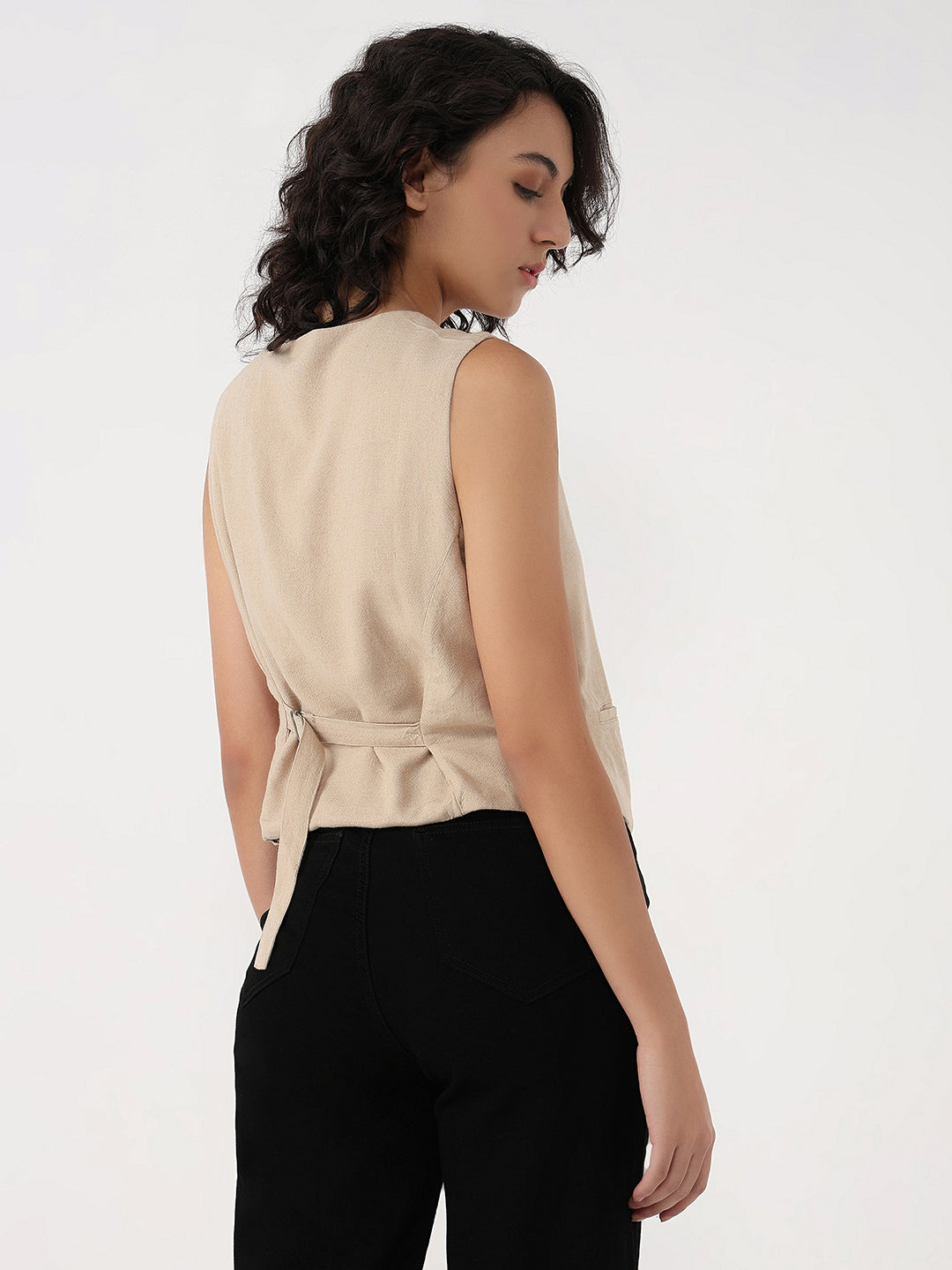 Women Slim Fit  Vest Coat