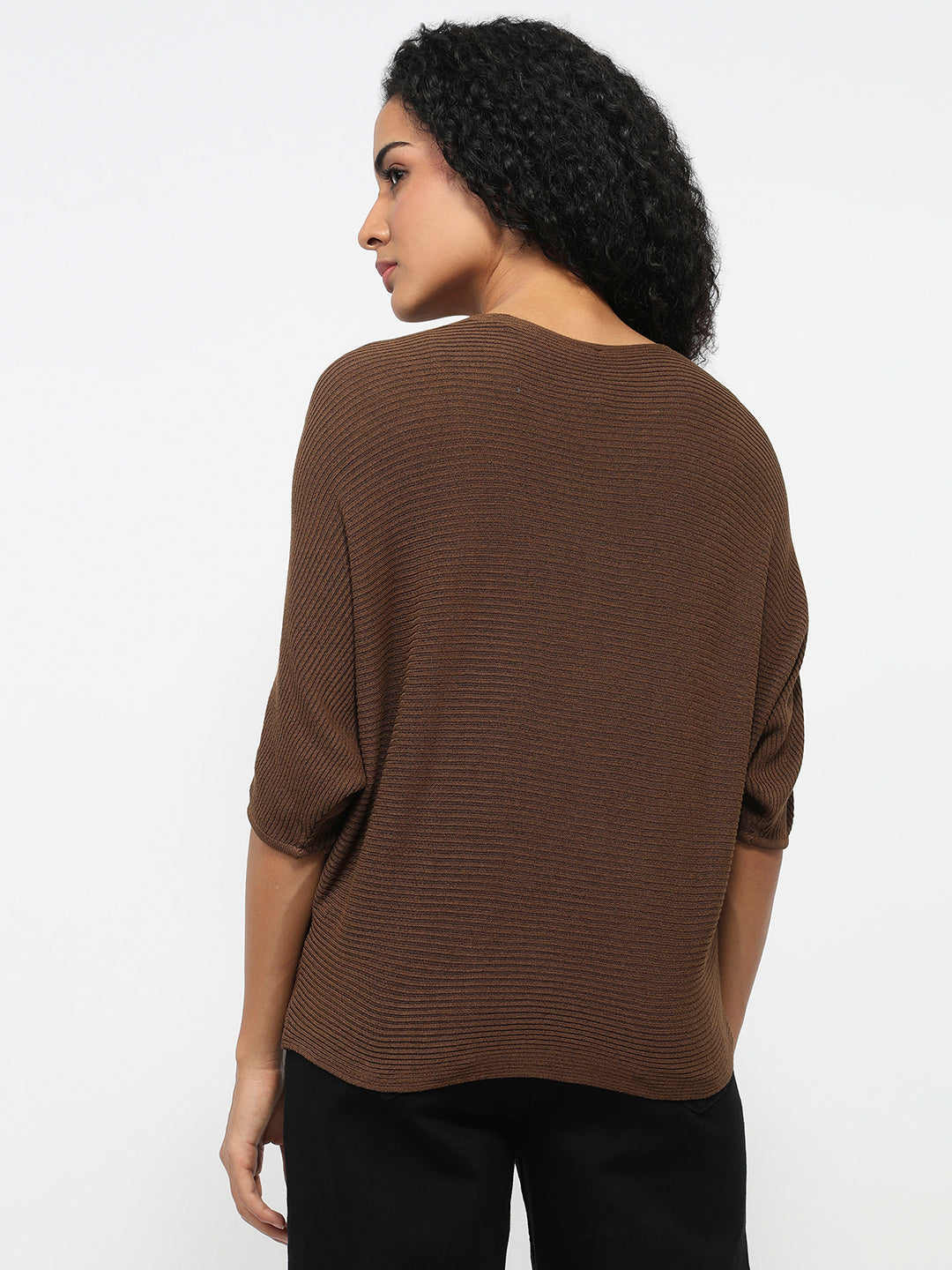 Women Sepia Batsleeve Top