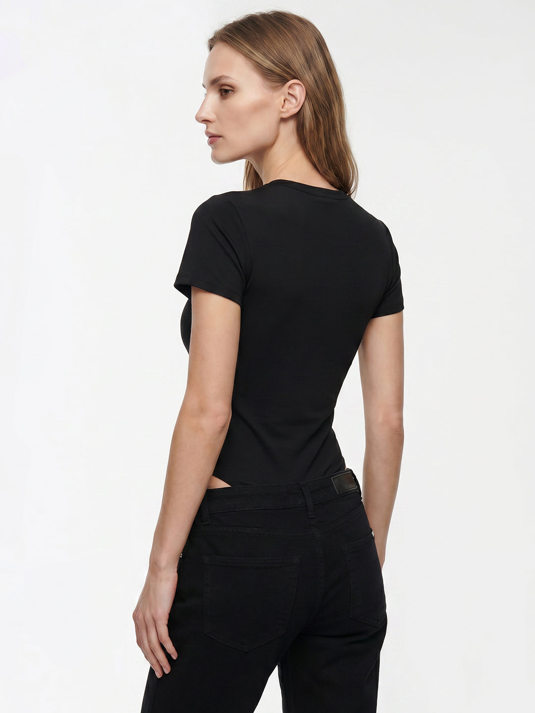 Women Black Bodysuit