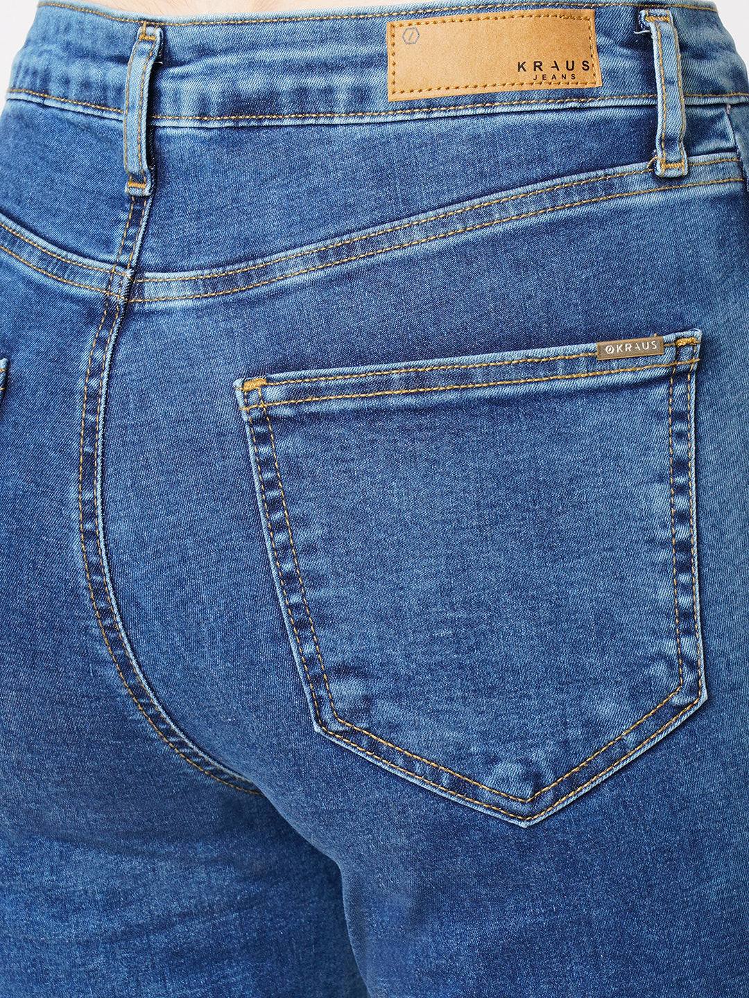 Women Blue High-Rise Flare Jeans