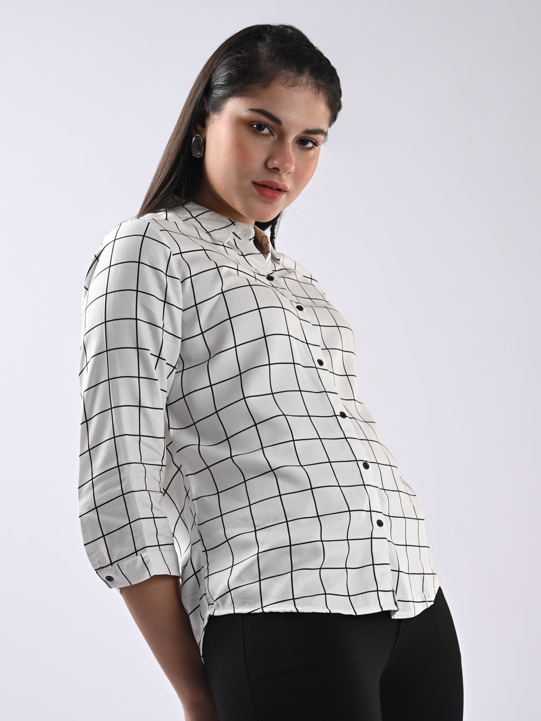 Women Checked Shirt
