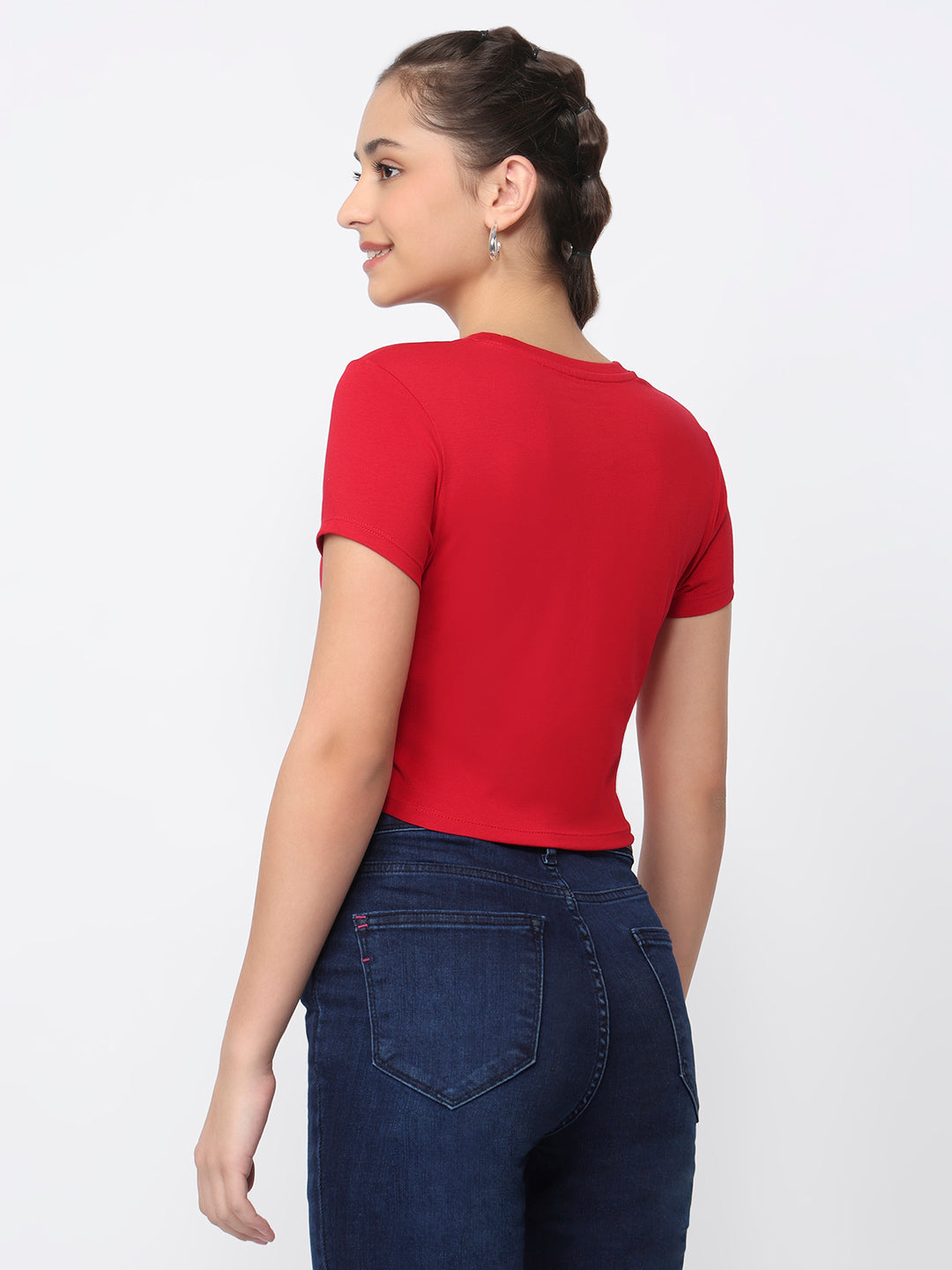 Women Red Genz Tees