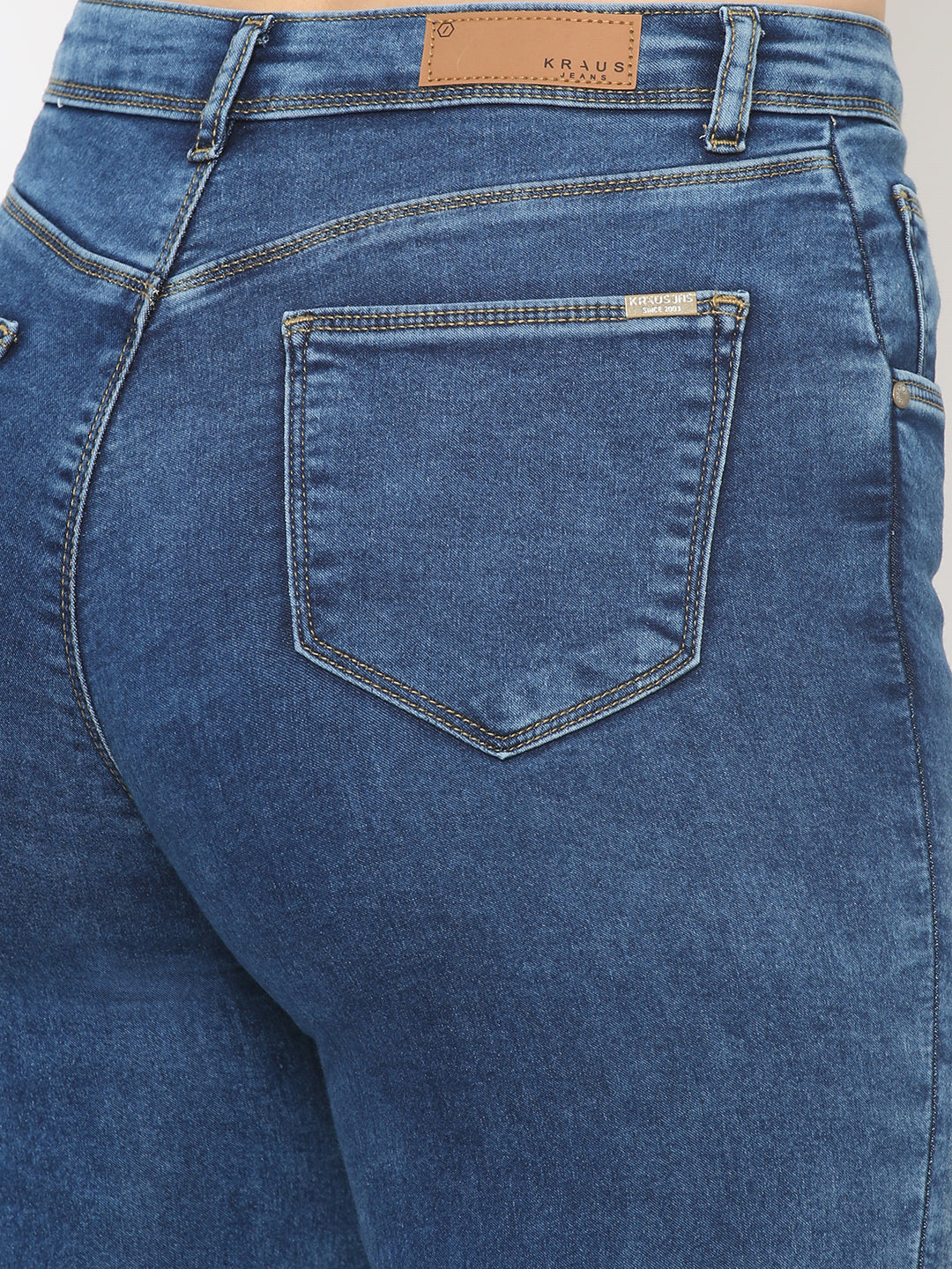 Women Blue High-Rise Skinny Jeans
