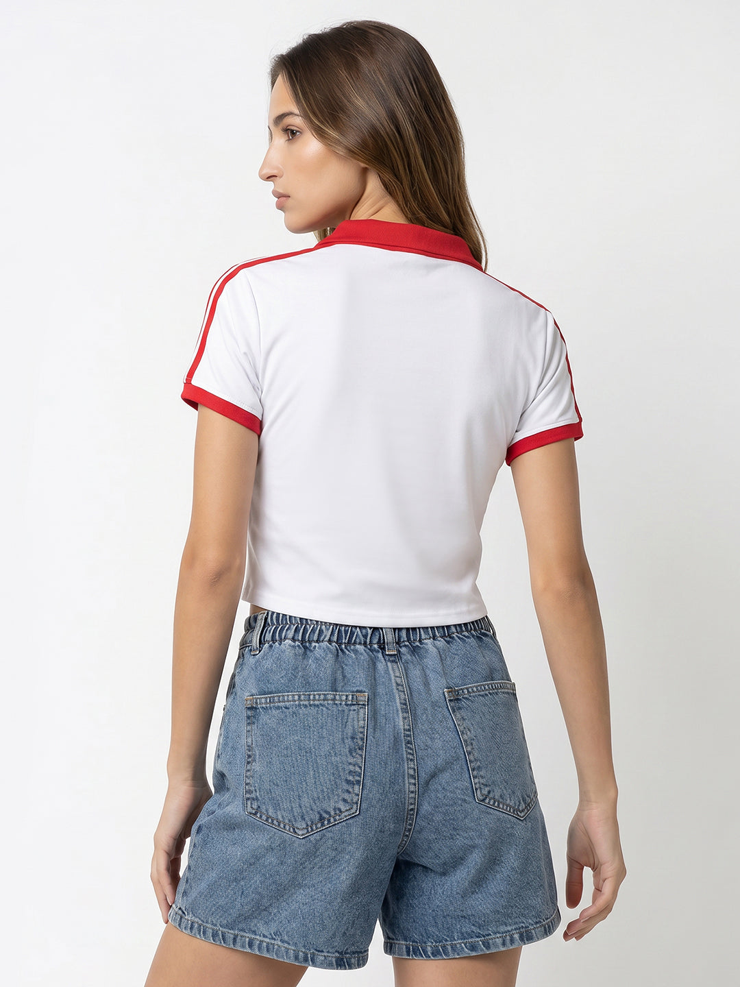 Women White Genz Tees