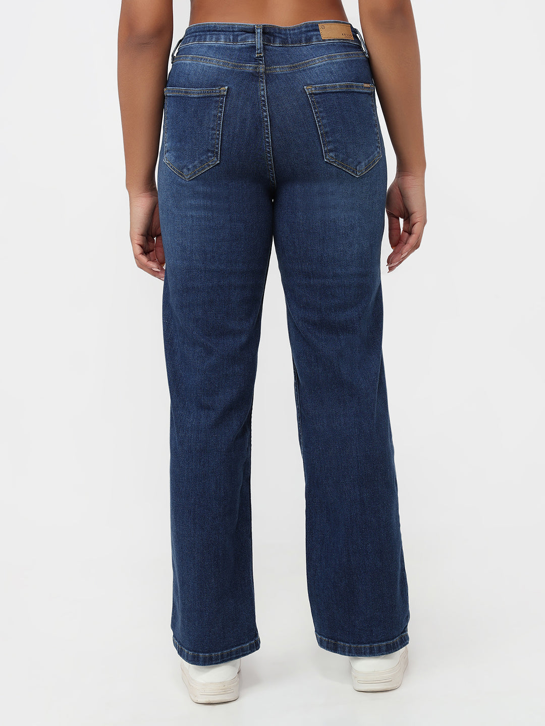 Blue High-Rise Baggy Jeans