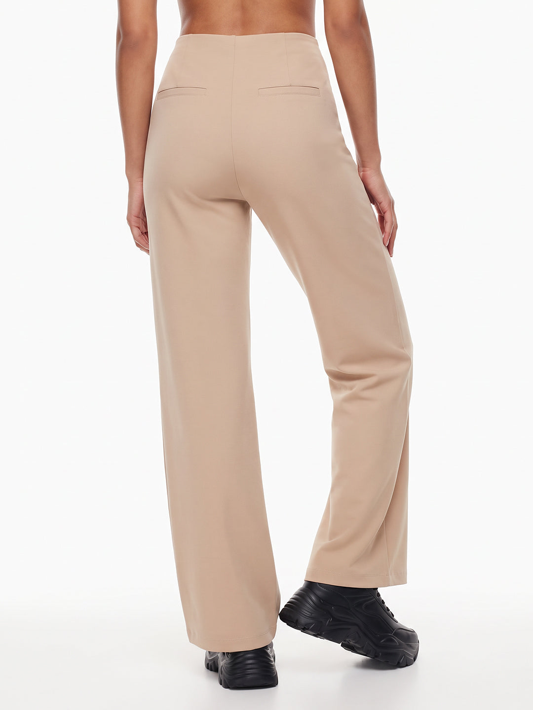 Oatmilk Super Wide Leg Treggings