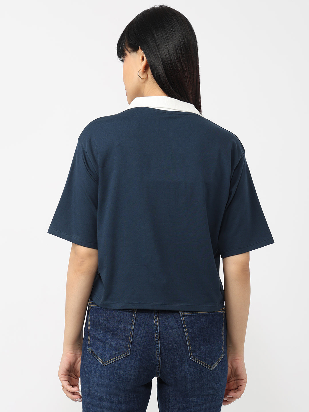 Women Airforce Graphic Crop T-Shirt