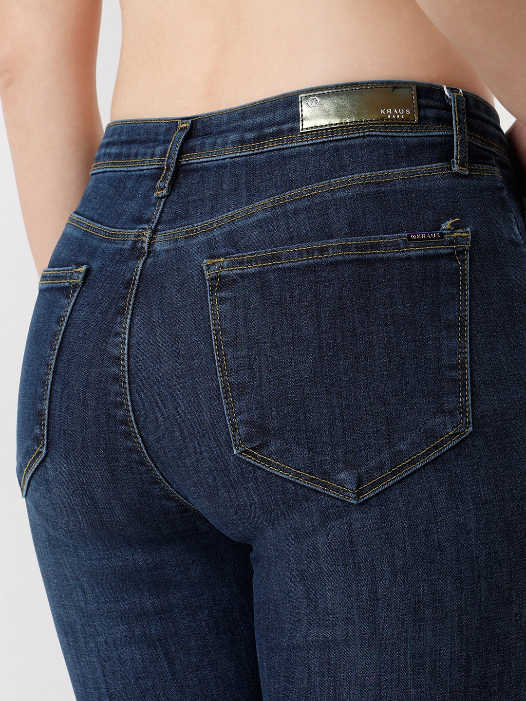 Women Novel Blue High-Rise Skinny Jeans