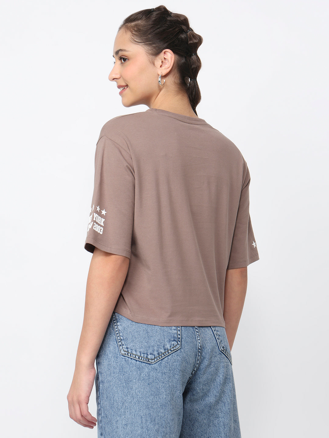 Women Oyster Crop Graphic Tees
